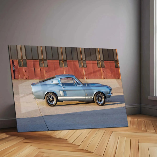 Car Metal Poster | 1965 Ford Shelby Mustang GT350 Metal Poster – Classic Muscle Car Wall Art 2 - TURTLEWINGS 