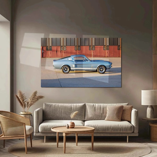 Car Metal Poster | 1965 Ford Shelby Mustang GT350 Metal Poster – Classic Muscle Car Wall Art 2 - TURTLEWINGS 