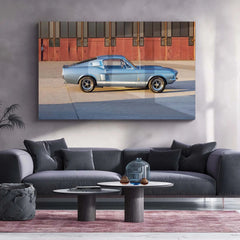 Car Metal Poster | 1965 Ford Shelby Mustang GT350 Metal Poster – Classic Muscle Car Wall Art 2 - TURTLEWINGS 