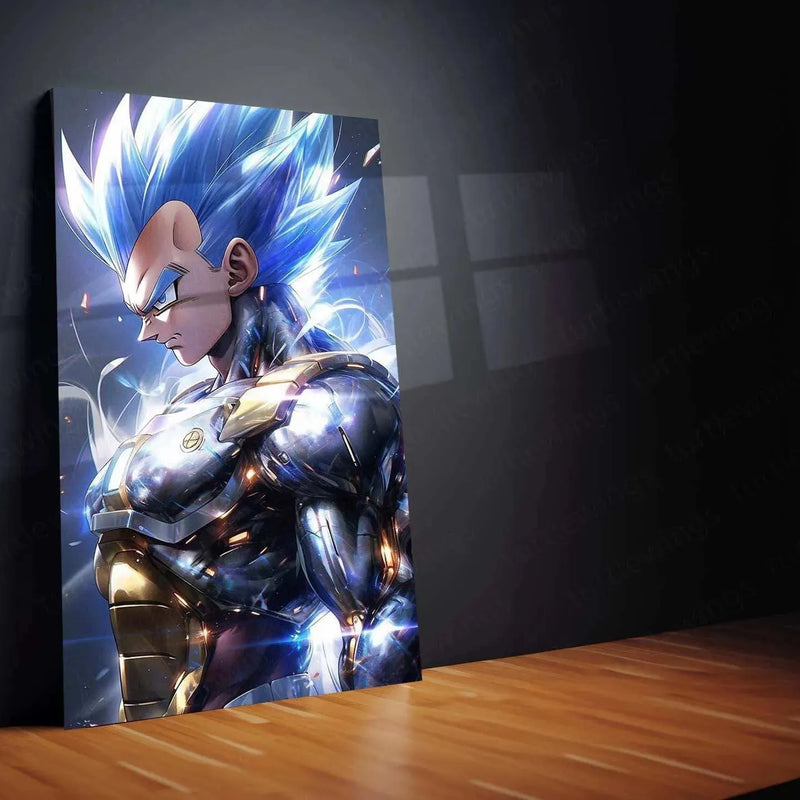 VEGETA – DbZ Metal Poster 2 - TURTLEWINGS 