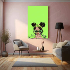 Billie Eilish Metal Poster – The Dark Pop Icon - TURTLEWINGS 