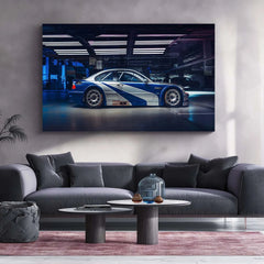 Car Metal Poster | 2005 BMW M3 GTR Need for Speed Metal Poster – Iconic Racing Game Wall Art 1 - TURTLEWINGS 