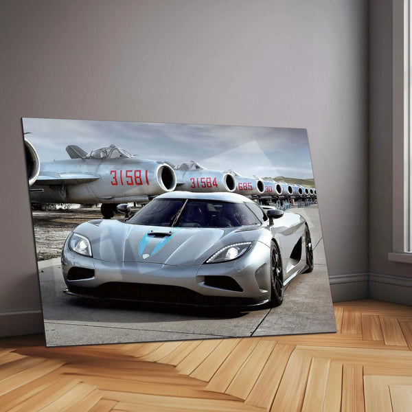 Car Metal Poster | Koenigsegg Agera Metal Poster – Luxury Hypercar Wall Art - TURTLEWINGS 