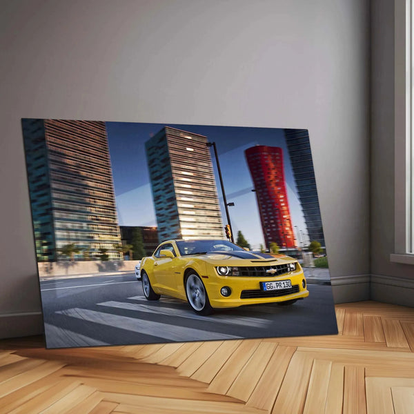 Car Metal Poster | 2012 Chevrolet Camaro Metal Poster – Modern Muscle Car Wall Art - TURTLEWINGS 