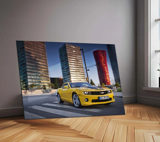 Car Metal Poster | 2012 Chevrolet Camaro Metal Poster – Modern Muscle Car Wall Art
