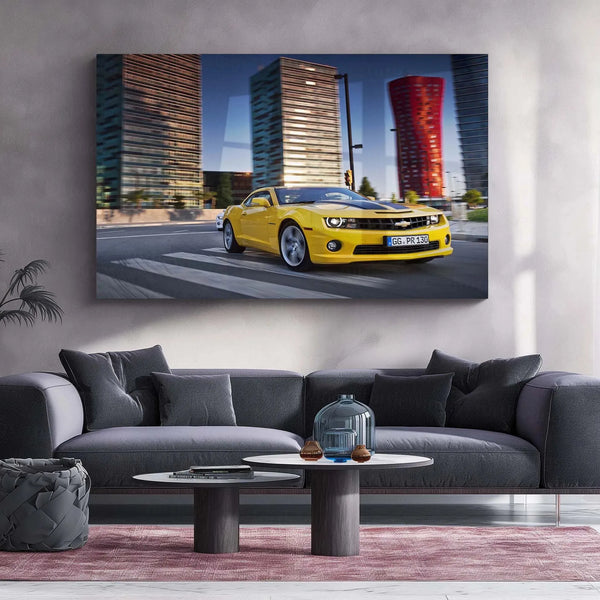 Car Metal Poster | 2012 Chevrolet Camaro Metal Poster – Modern Muscle Car Wall Art - TURTLEWINGS 