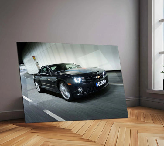 Car Metal Poster | 2012 Chevrolet Camaro Metal Poster – Modern Muscle Car Wall Art 1
