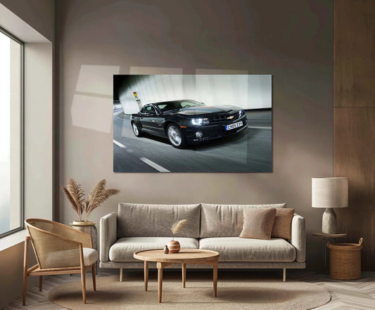 Car Metal Poster | 2012 Chevrolet Camaro Metal Poster – Modern Muscle Car Wall Art 1
