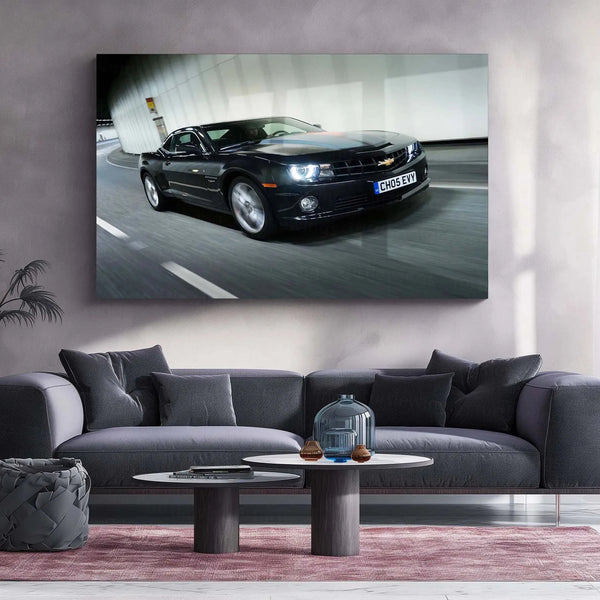 Car Metal Poster | 2012 Chevrolet Camaro Metal Poster – Modern Muscle Car Wall Art 1 - TURTLEWINGS 
