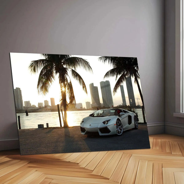 Car Metal Poster | 2014 Lamborghini Aventador LP 700-4 Metal Poster – Exotic Supercar Wall Art - TURTLEWINGS 