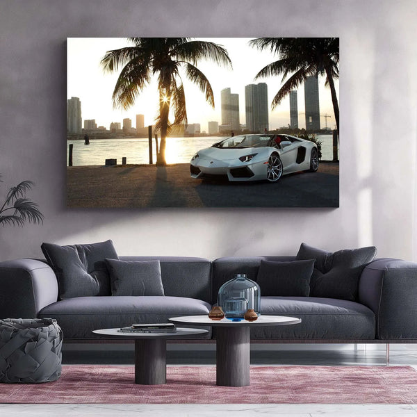 Car Metal Poster | 2014 Lamborghini Aventador LP 700-4 Metal Poster – Exotic Supercar Wall Art - TURTLEWINGS 