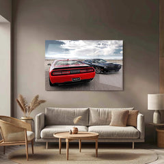 2015 Dodge Challenger SRT Hellcat Metal Poster | Iconic Muscle Car Wall Art - TURTLEWINGS 