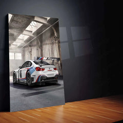 2016 BMW M6 GT3 Metal Poster | Racing Excellence & High-Performance Car Art - TURTLEWINGS 
