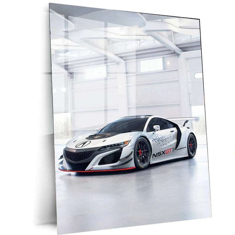 2017 Acura NSX GT3 Metal Poster | Precision Engineering & Motorsport Art - TURTLEWINGS 