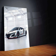 2017 Acura NSX GT3 Metal Poster | Precision Engineering & Motorsport Art - TURTLEWINGS 