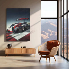 2017 Porsche 911 RSR Metal Poster | Iconic Racing Car Art & Performance Decor - TURTLEWINGS 