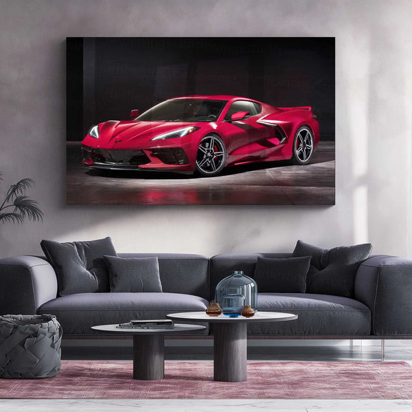 LED | ⚡ Chevrolet Camaro Neon LED Metal Poster | Muscle Car Wall Art | Illuminated Garage & Gamer Decor 03