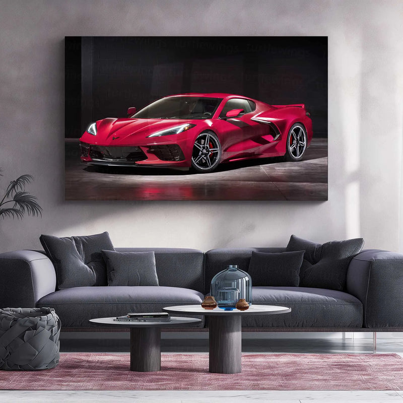LED | ⚡ Chevrolet Camaro Neon LED Metal Poster | Muscle Car Wall Art | Illuminated Garage & Gamer Decor 03 - TURTLEWINGS 