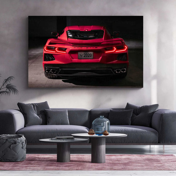 LED | ⚡ Chevrolet Camaro Neon LED Metal Poster | Muscle Car Wall Art | Illuminated Garage & Gamer Decor 03