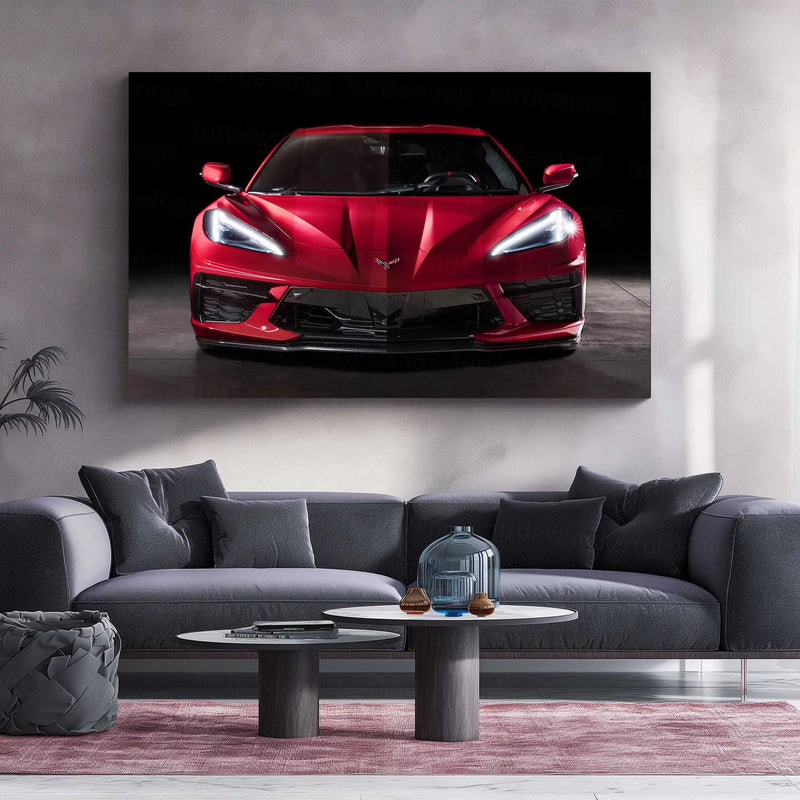LED | ⚡ Chevrolet Camaro Neon LED Metal Poster | Muscle Car Wall Art | Illuminated Garage & Gamer Decor 04 - TURTLEWINGS 