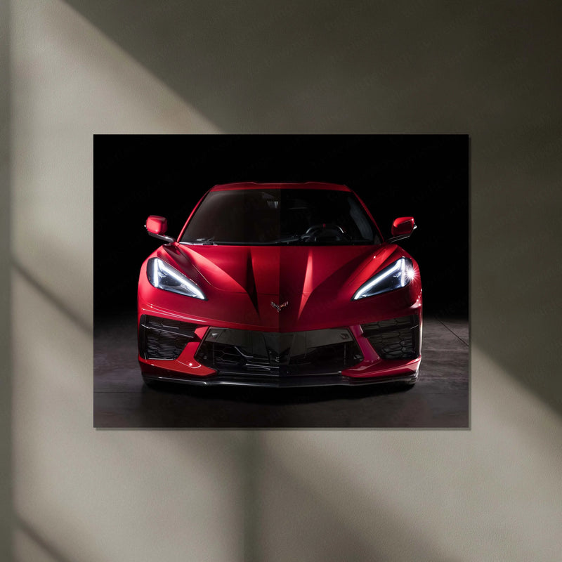 LED | ⚡ Chevrolet Camaro Neon LED Metal Poster | Muscle Car Wall Art | Illuminated Garage & Gamer Decor 04 - TURTLEWINGS 