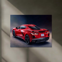 LED | ⚡ Chevrolet Camaro Neon LED Metal Poster | Muscle Car Wall Art | Illuminated Garage & Gamer Decor 05 - TURTLEWINGS 
