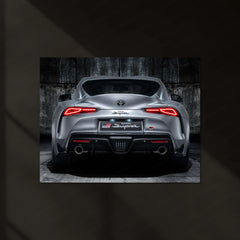 LED | 🔥 Toyota Supra Neon LED Metal Poster | JDM Legend Wall Art | Turbocharged Street Racer Glow Decor 01 - TURTLEWINGS 