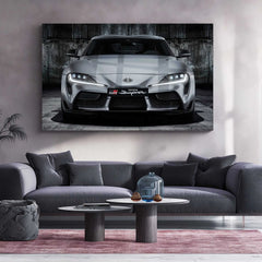 LED | 🔥 Toyota Supra Neon LED Metal Poster | JDM Legend Wall Art | Turbocharged Street Racer Glow Decor 02 - TURTLEWINGS 