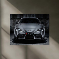 LED | 🔥 Toyota Supra Neon LED Metal Poster | JDM Legend Wall Art | Turbocharged Street Racer Glow Decor 02 - TURTLEWINGS 