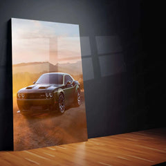 2022 Dodge Challenger SRT Hellcat Jailbreak Metal Poster | High-Performance Muscle Car Art - TURTLEWINGS 