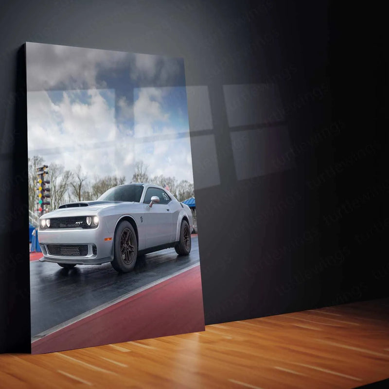 2023 Dodge Challenger SRT Demon 170 Metal Poster | Ultimate Muscle Car Art - TURTLEWINGS 