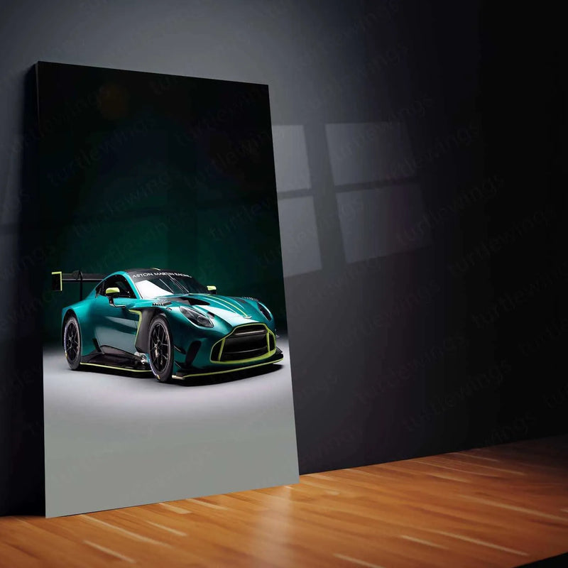 2024 Aston Martin Vantage GT3 Metal Poster | Ultimate Motorsport Luxury Car Art - TURTLEWINGS 