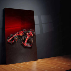 2024 Formula 1 Ferrari SF-24 (003) Metal Poster | Iconic Racing Art - TURTLEWINGS 