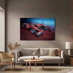 2024 Formula 1 Ferrari SF-24 (005) Metal Poster | Racing Legacy in Style - TURTLEWINGS 