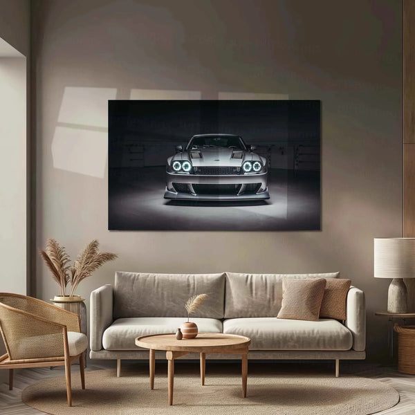 Car Metal Poster | 2024 TWR Supercat Metal Poster – Hypercar Performance Wall Art - TURTLEWINGS 