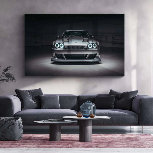Car Metal Poster | 2024 TWR Supercat Metal Poster – Hypercar Performance Wall Art - TURTLEWINGS 