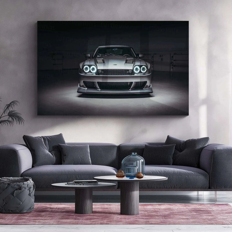 Car Metal Poster | 2024 TWR Supercat Metal Poster – Hypercar Performance Wall Art - TURTLEWINGS 