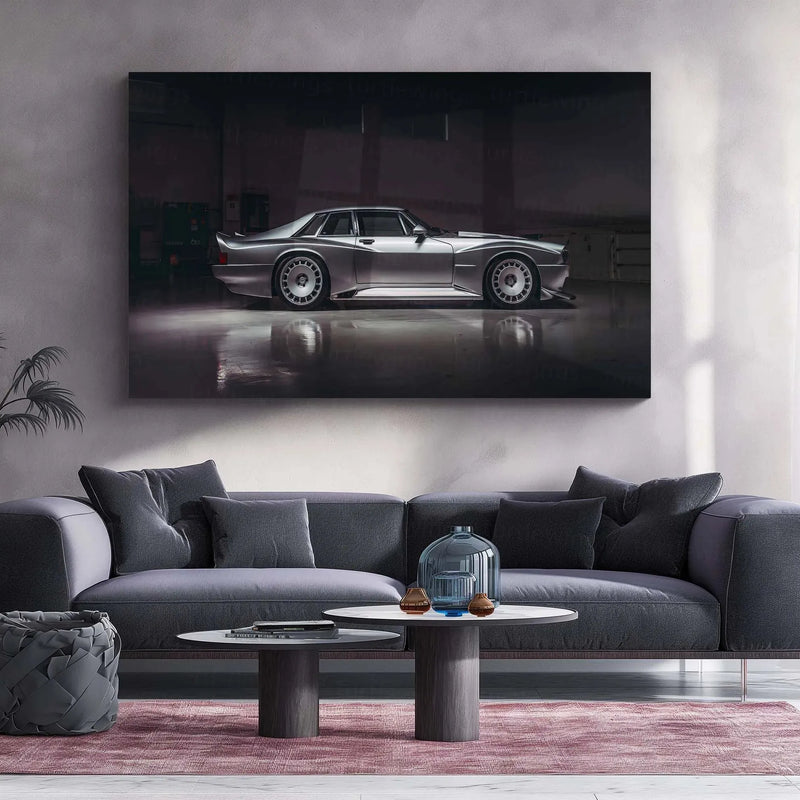 Car Metal Poster | 2024 TWR Supercat Metal Poster – Hypercar Performance Wall Art 1 - TURTLEWINGS 