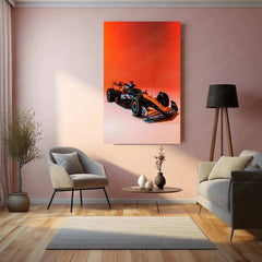 2024 Japanese Livery Metal Poster | Motorsport Wall Art | Racing Decor - TURTLEWINGS 