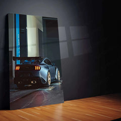 2025 Ford Mustang GTD Metal Poster | High-Performance Racing Art | Muscle Car Decor - TURTLEWINGS 