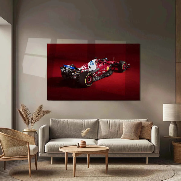 Car Metal Poster | 2025 Formula 1 Ferrari SF-25-004 Metal Poster – Ultimate Racing Wall Art - TURTLEWINGS 