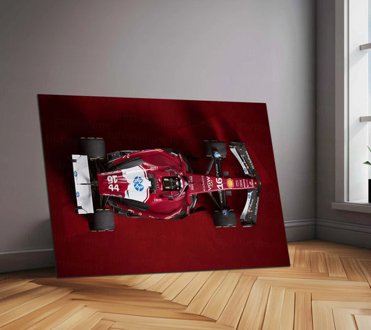 Car Metal Poster | 2025 Formula 1 Ferrari SF-25-004 Metal Poster – Ultimate Racing Wall Art 1