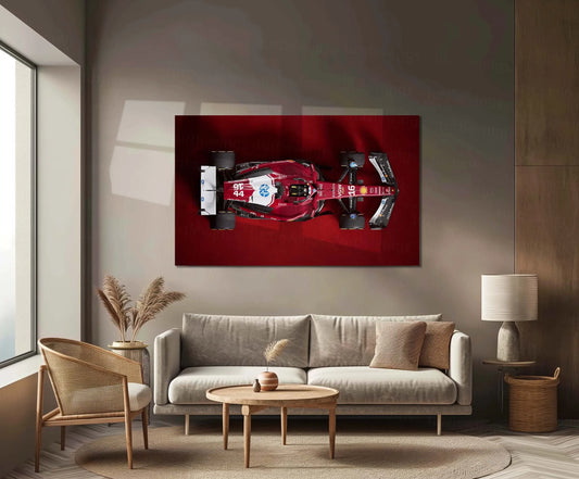 Car Metal Poster | 2025 Formula 1 Ferrari SF-25-004 Metal Poster – Ultimate Racing Wall Art 1