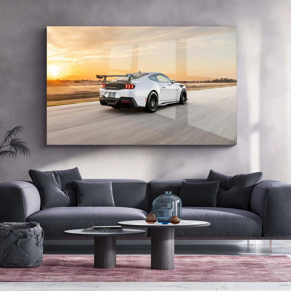 Car Metal Poster | 2025 Hennessey Super Venom Mustang Metal Poster – Extreme Performance Wall Art - TURTLEWINGS 
