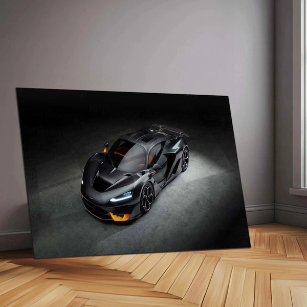 Car Metal Poster | 2025 McLaren W1-010 Metal Poster – Futuristic Hypercar Wall Art - TURTLEWINGS 