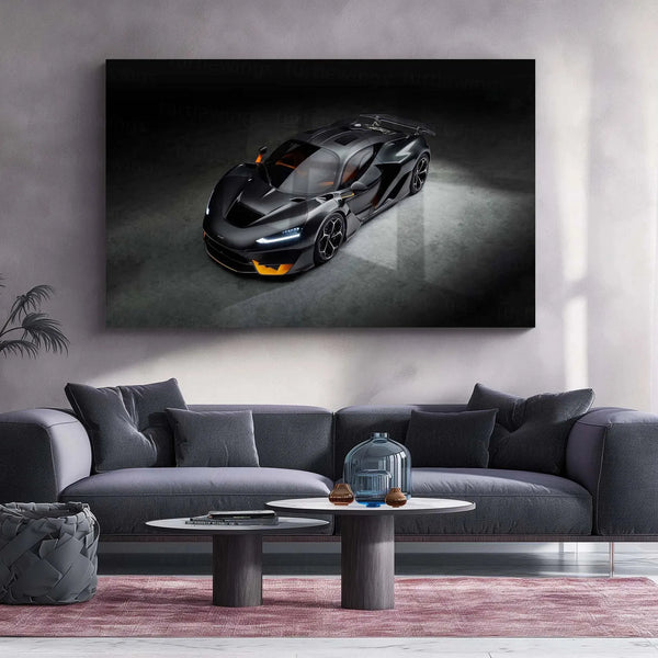 Car Metal Poster | 2025 McLaren W1-010 Metal Poster – Futuristic Hypercar Wall Art - TURTLEWINGS 