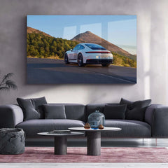 Car Metal Poster | 2025 Porsche 911 Carrera T-005 Metal Poster – Timeless Sports Car Wall Art - TURTLEWINGS 