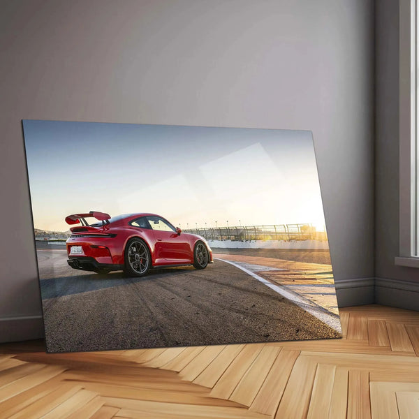 Car Metal Poster | 2025 Porsche 911 GT3-010 Metal Poster – High-Performance Sports Car Wall Art - TURTLEWINGS 