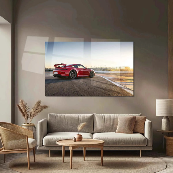 Car Metal Poster | 2025 Porsche 911 GT3-010 Metal Poster – High-Performance Sports Car Wall Art - TURTLEWINGS 