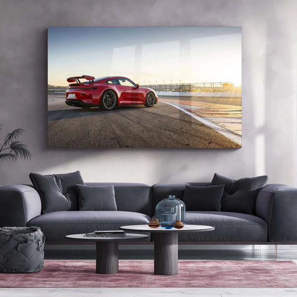 Car Metal Poster | 2025 Porsche 911 GT3-010 Metal Poster – High-Performance Sports Car Wall Art - TURTLEWINGS 